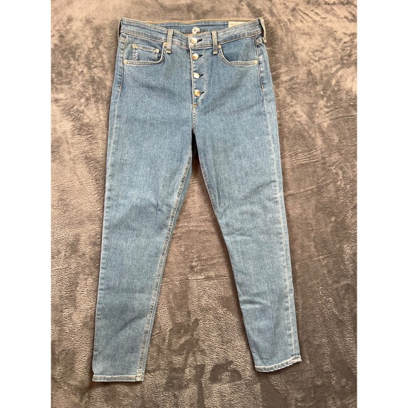 Rag & Bone Jeans Womens 30 (31x26) Nina High Rise Ankle Skinny Denim Stretch - Picture 1 of 8